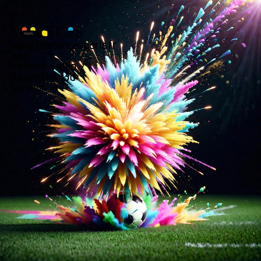 Pao mise en page internet vidéo illustration 3d serveur IA générative AI freelance paris studio de création magazines ss271uv0